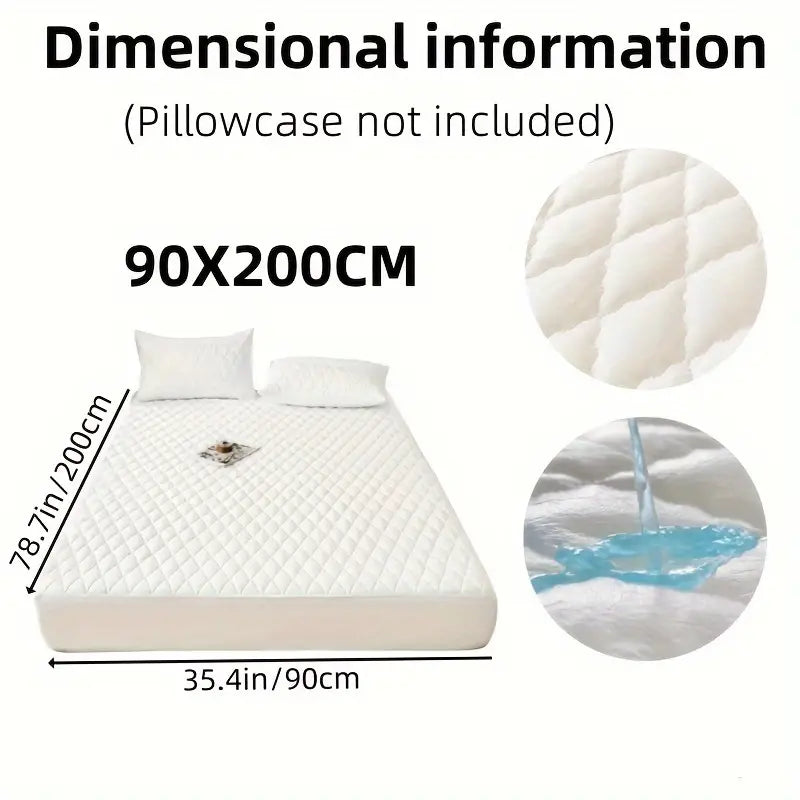 1pc Layered Waterproof Mattress Protector