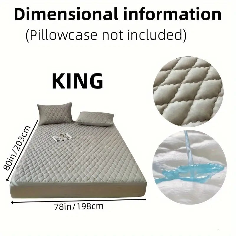 1pc Layered Waterproof Mattress Protector